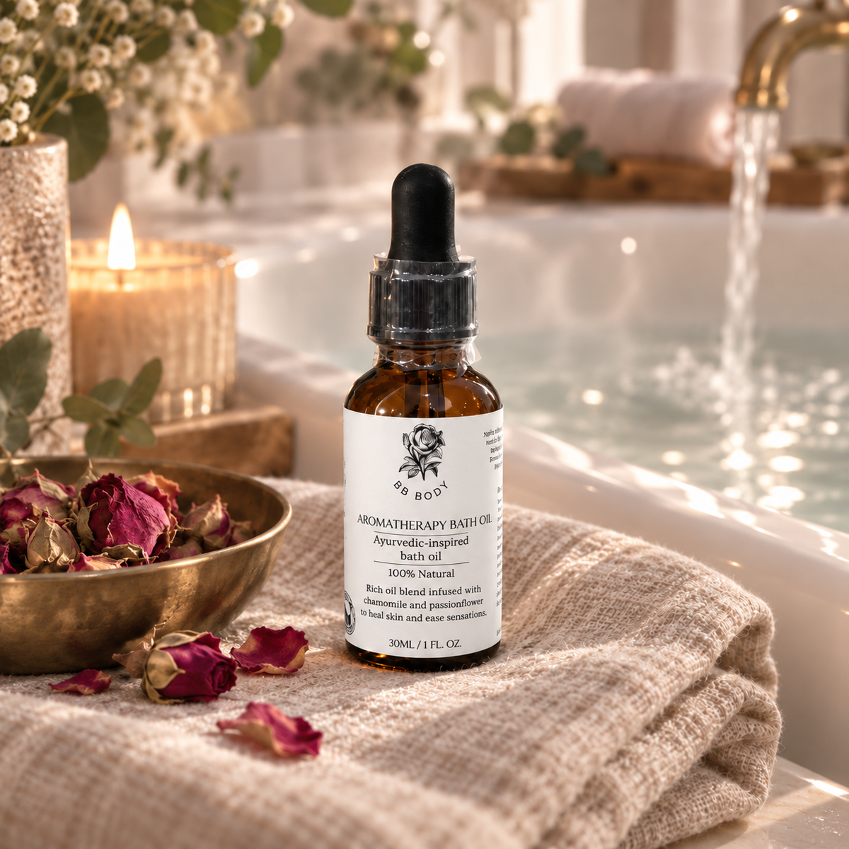 Relaxing Aromatherapy Bath Oil