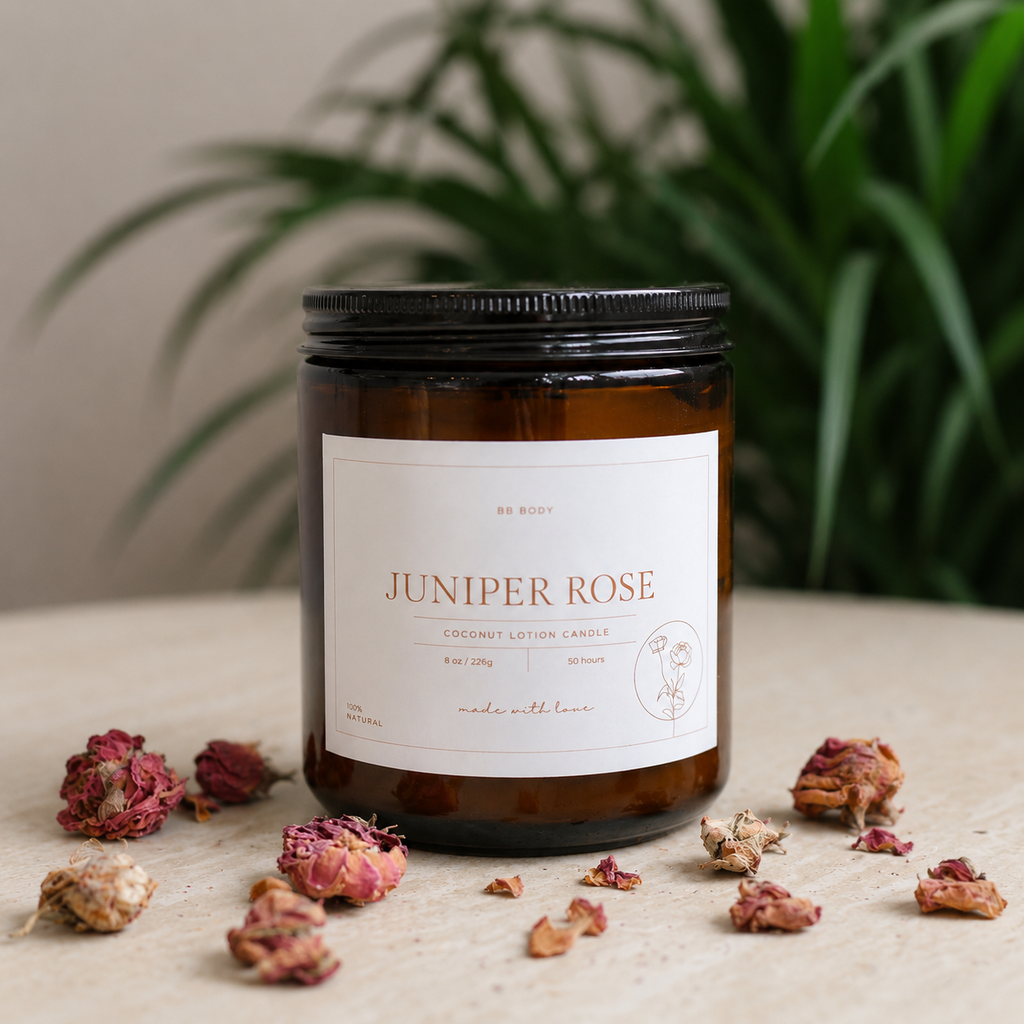 Juniper Rose Lotion Candle