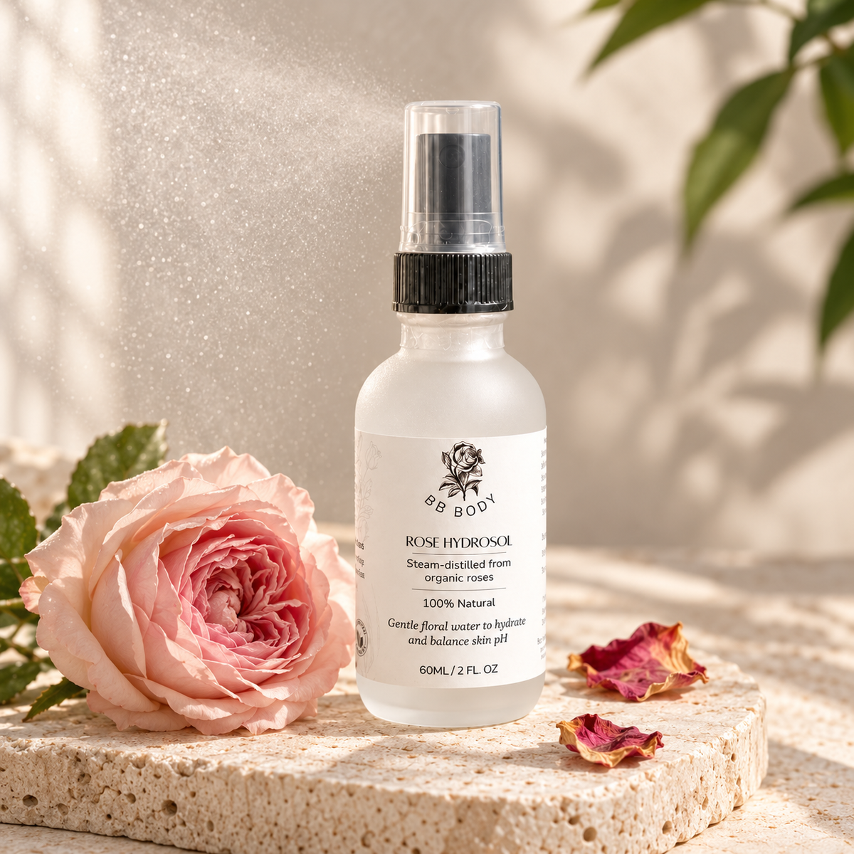Rose-infused Hydrosol